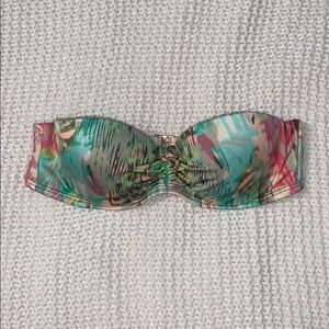 Strapless Tropical VS Bikini Top